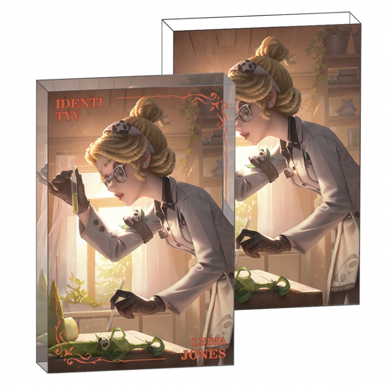 Identity V Anime game acrylic card brick desktop decoration 8X12X1.2cm
