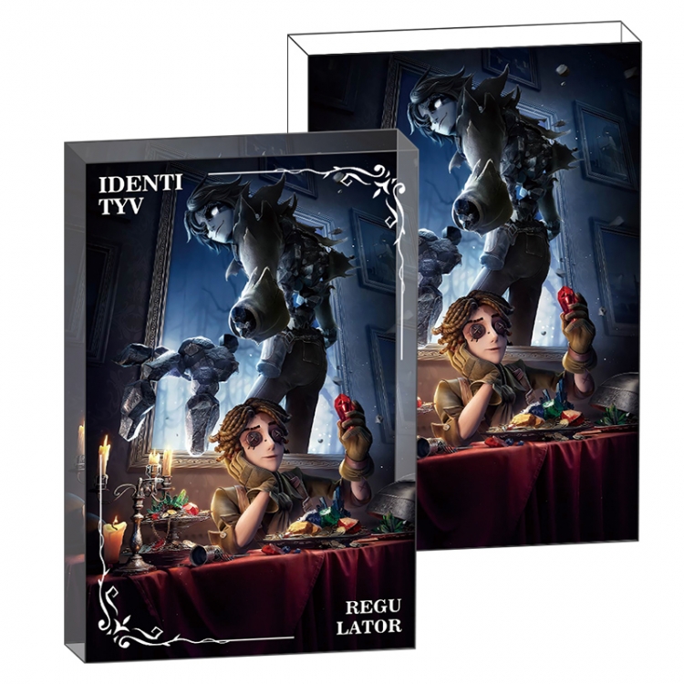 Identity V Anime game acrylic card brick desktop decoration 8X12X1.2cm