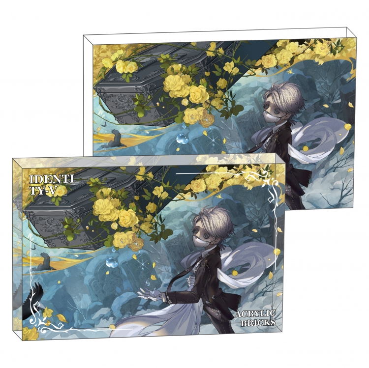 Identity V Anime game acrylic card brick desktop decoration 8X12X1.2cm