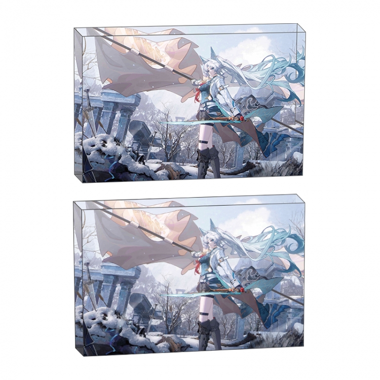 Honkai: Star Rail Anime game acrylic card brick desktop decoration 8X12X1.2cm