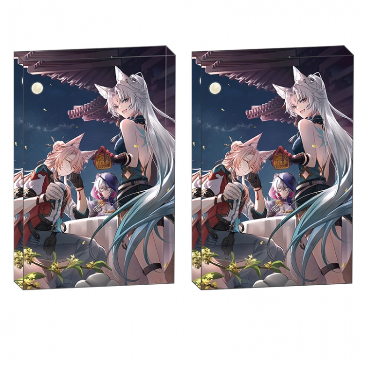 Honkai: Star Rail Anime game acrylic card brick desktop decoration 8X12X1.2cm