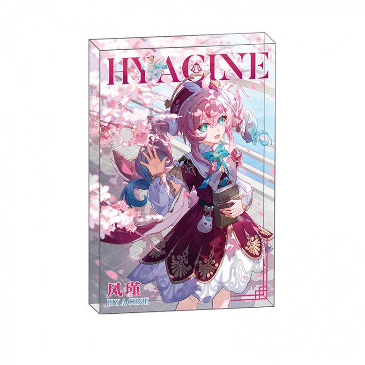 Honkai: Star Rail Anime game acrylic card brick desktop decoration 8X12X1.2cm