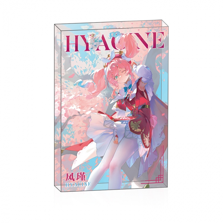 Honkai: Star Rail Anime game acrylic card brick desktop decoration 8X12X1.2cm