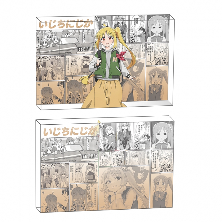 BOCCHI THE ROCK! Anime game acrylic card brick desktop decoration 8X12X1.2cm