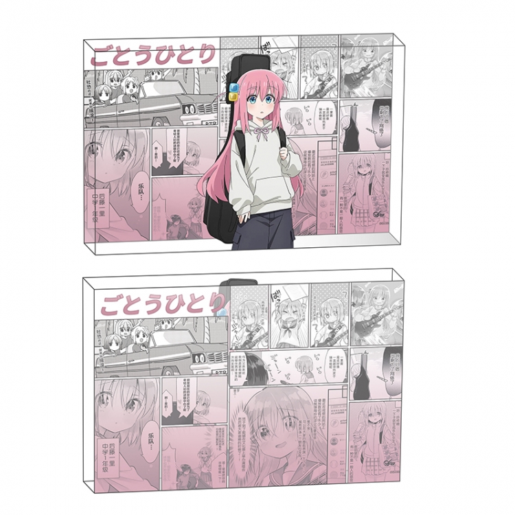BOCCHI THE ROCK! Anime game acrylic card brick desktop decoration 8X12X1.2cm