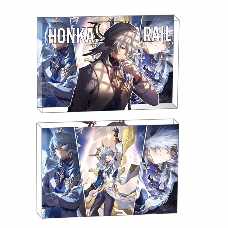 Honkai: Star Rail Anime game acrylic card brick desktop decoration 8X12X1.2cm