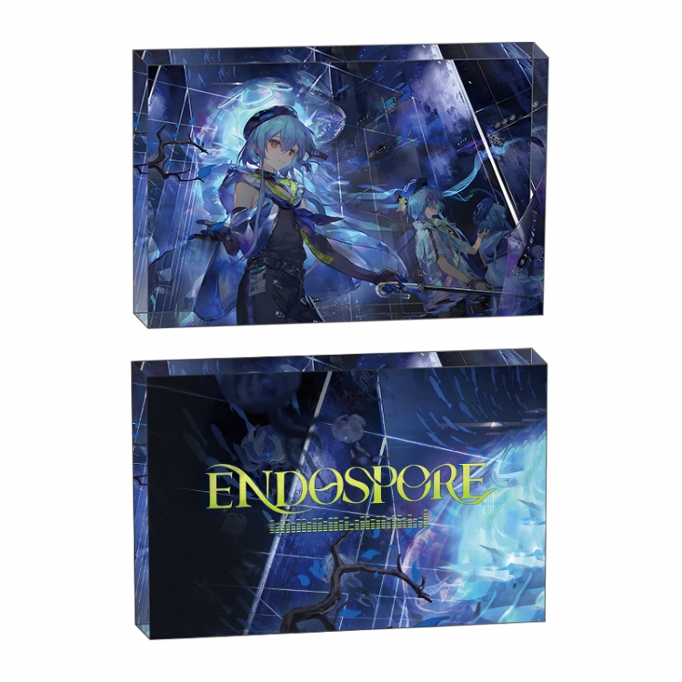 Arknights Anime game acrylic card brick desktop decoration 8X12X1.2cm