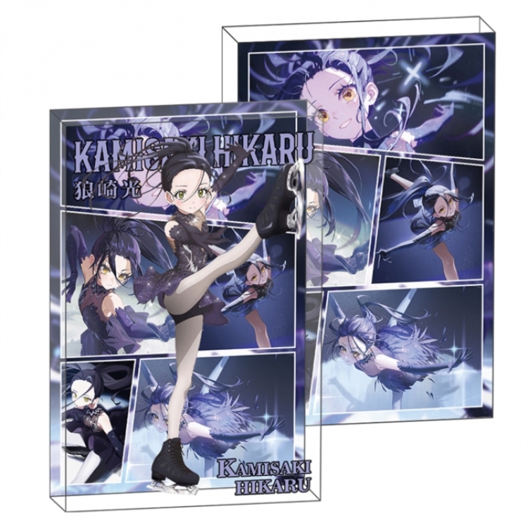 Gold Medalist Anime game acrylic card brick desktop decoration 8X12X1.2cm