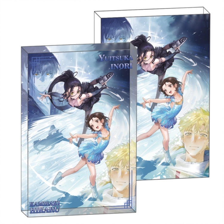 Gold Medalist Anime game acrylic card brick desktop decoration 8X12X1.2cm