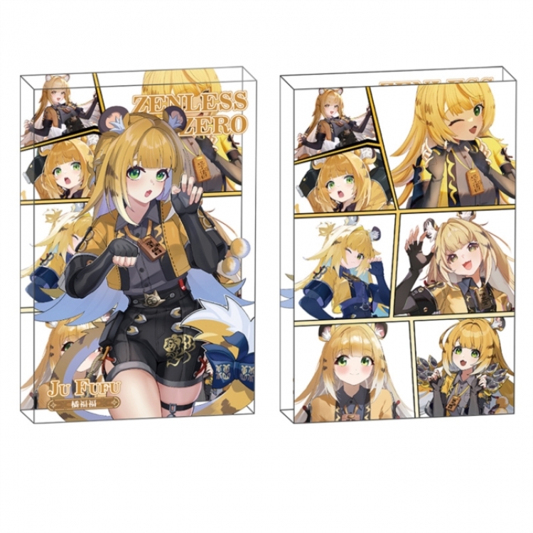 Zenless Zone Zero Anime game acrylic card brick desktop decoration 8X12X1.2cm