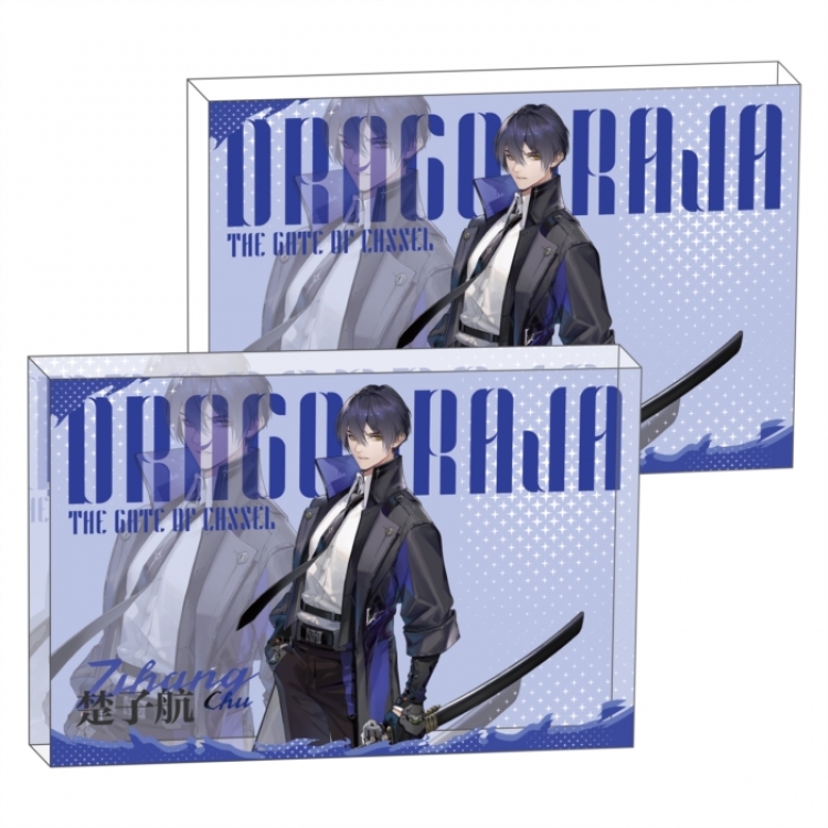 Dragon Clan Anime game acrylic card brick desktop decoration 8X12X1.2cm