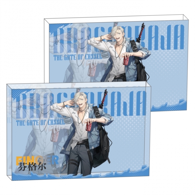 Dragon Clan Anime game acrylic card brick desktop decoration 8X12X1.2cm