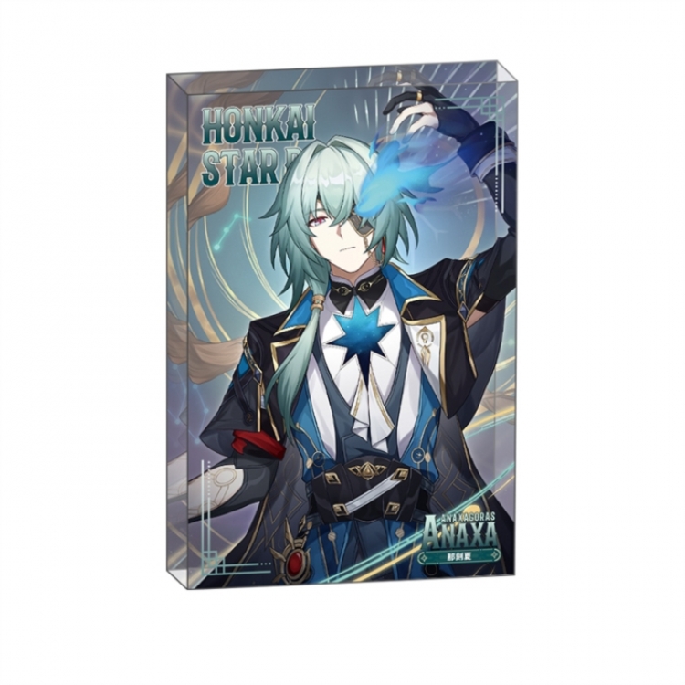 Honkai: Star Rail Anime game acrylic card brick desktop decoration 8X12X1.2cm
