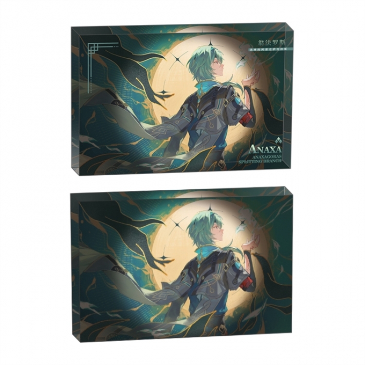 Honkai: Star Rail Anime game acrylic card brick desktop decoration 8X12X1.2cm