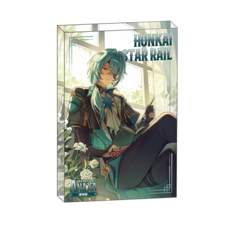 Honkai: Star Rail Anime game acrylic card brick desktop decoration 8X12X1.2cm