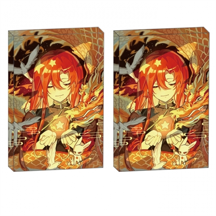 Southern Ci Anime game acrylic card brick desktop decoration 8X12X1.2cm