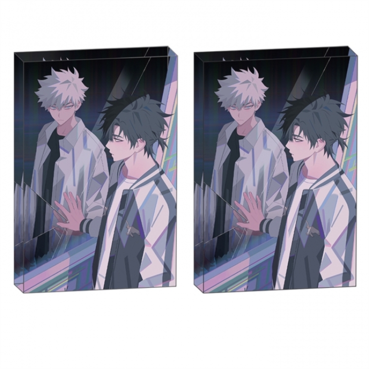 Time agent Anime game acrylic card brick desktop decoration 8X12X1.2cm