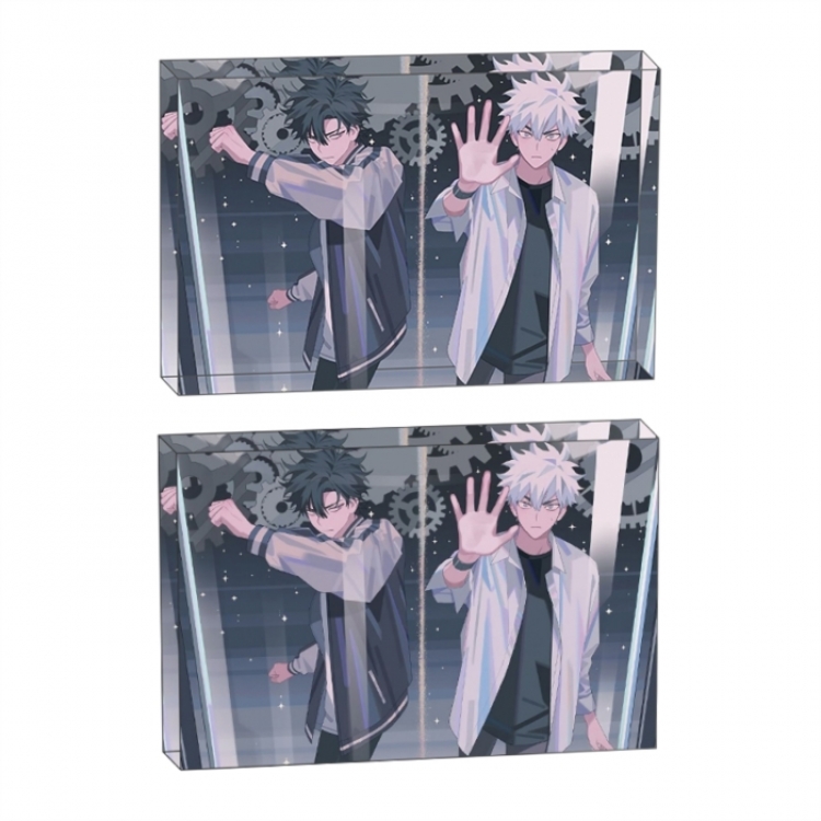 Time agent Anime game acrylic card brick desktop decoration 8X12X1.2cm