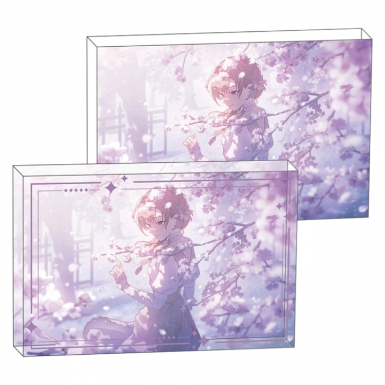 Project Sekai Anime game acrylic card brick desktop decoration 8X12X1.2cm