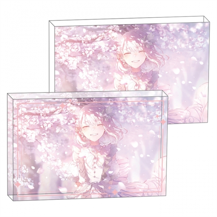 Project Sekai Anime game acrylic card brick desktop decoration 8X12X1.2cm