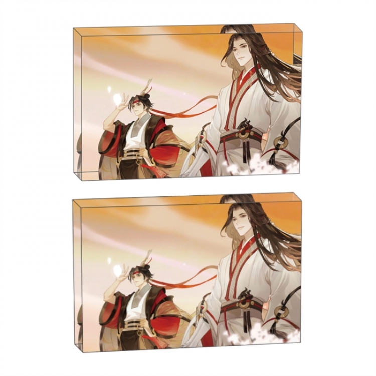 The Record of Wind and Splendor of Wangchuan Anime game acrylic card brick desktop decoration 8X12X1.2cm 