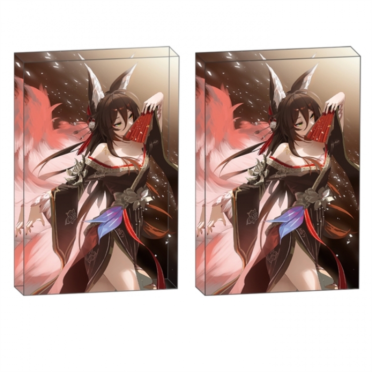 Honkai: Star Rail Anime game acrylic card brick desktop decoration 8X12X1.2cm