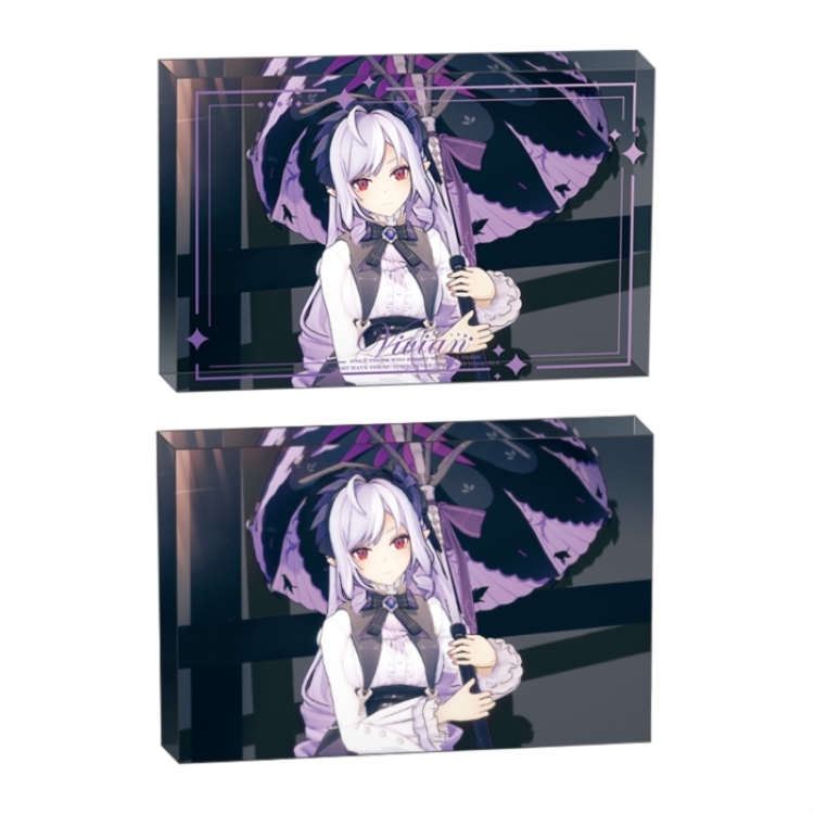 Zenless Zone Zero Anime game acrylic card brick desktop decoration 8X12X1.2cm