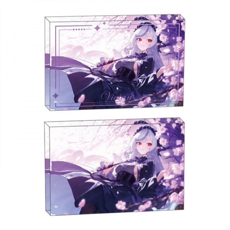 Zenless Zone Zero Anime game acrylic card brick desktop decoration 8X12X1.2cm