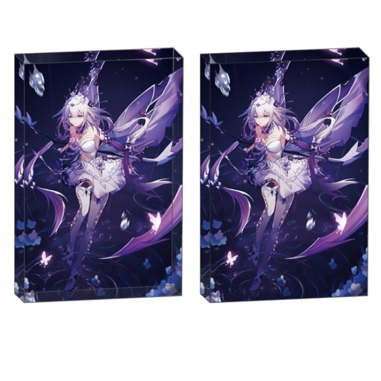 Honkai: Star Rail Anime game acrylic card brick desktop decoration 8X12X1.2cm