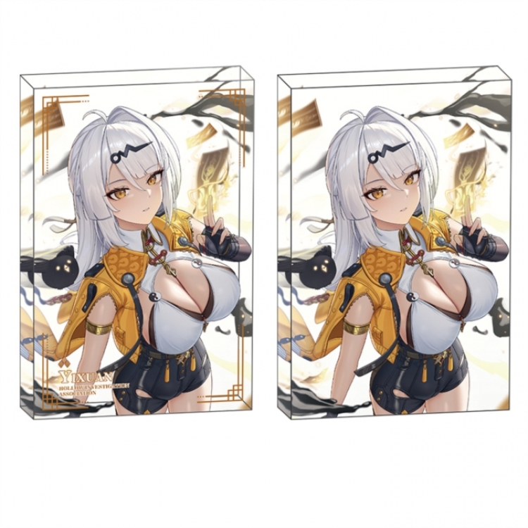 Zenless Zone Zero  Anime game acrylic card brick desktop decoration 8X12X1.2cm