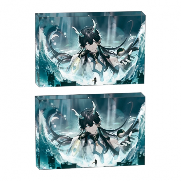 Honkai:StarRail Anime game acrylic card brick desktop decoration 8X12X1.2cm