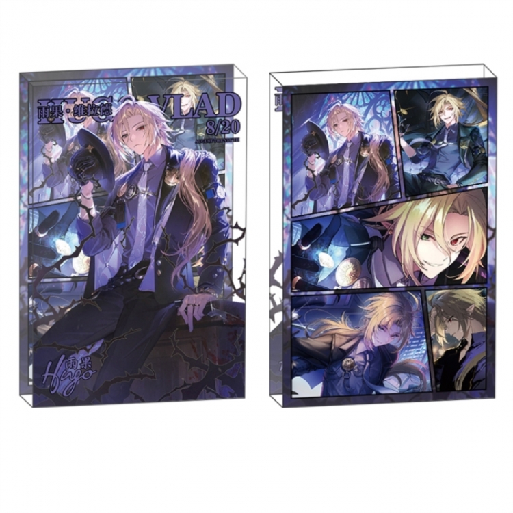 Zhan Shuang Pamish Anime game acrylic card brick desktop decoration 8X12X1.2cm