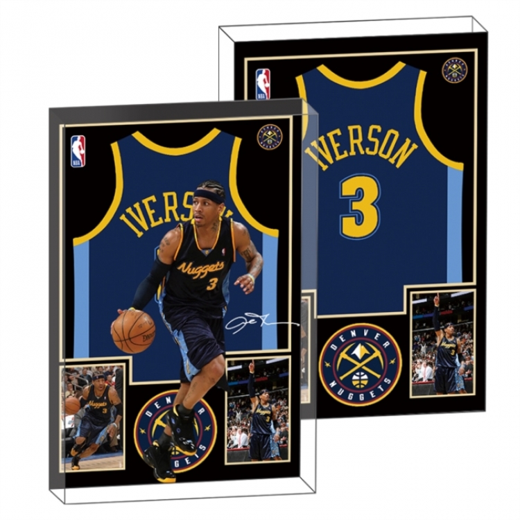 IVERSON Anime game acrylic card brick desktop decoration 8X12X1.2cm