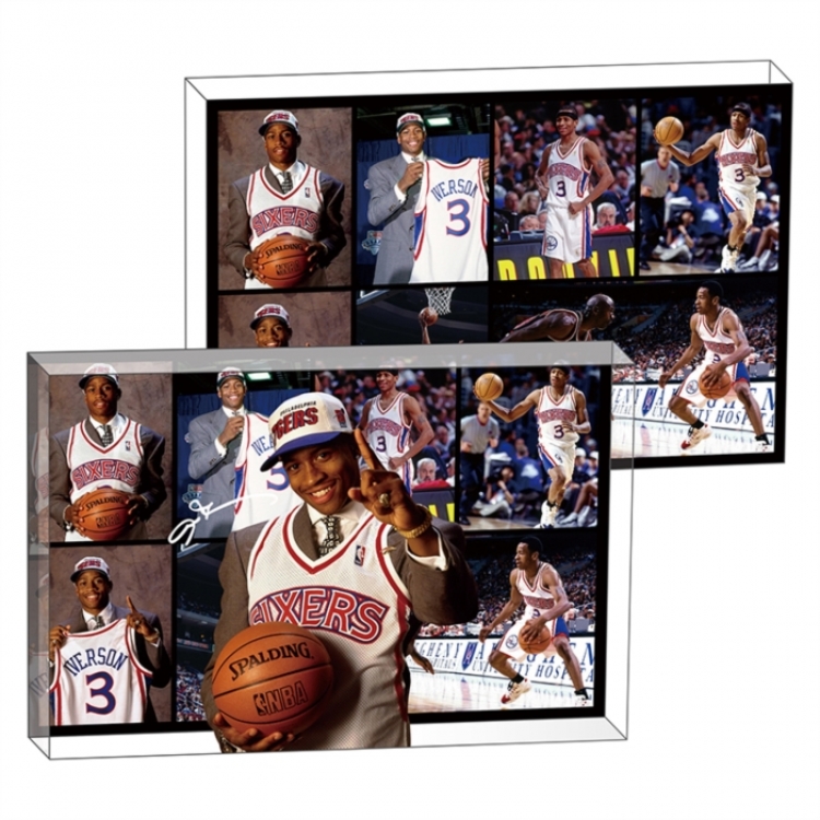 IVERSON Anime game acrylic card brick desktop decoration 8X12X1.2cm