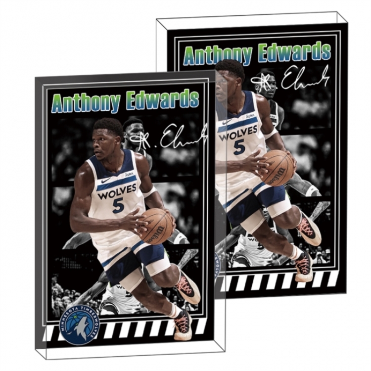 EDWARDS Anime game acrylic card brick desktop decoration 8X12X1.2cm