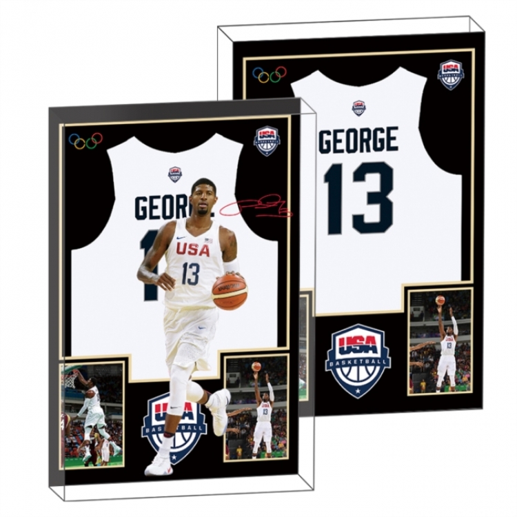 George Anime game acrylic card brick desktop decoration 8X12X1.2cm