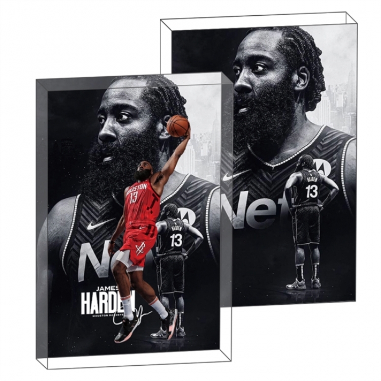 Harden Anime game acrylic card brick desktop decoration 8X12X1.2cm