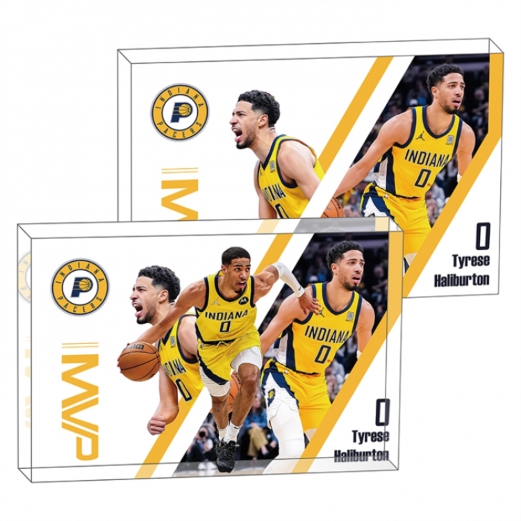 Halliburton Anime game acrylic card brick desktop decoration 8X12X1.2cm