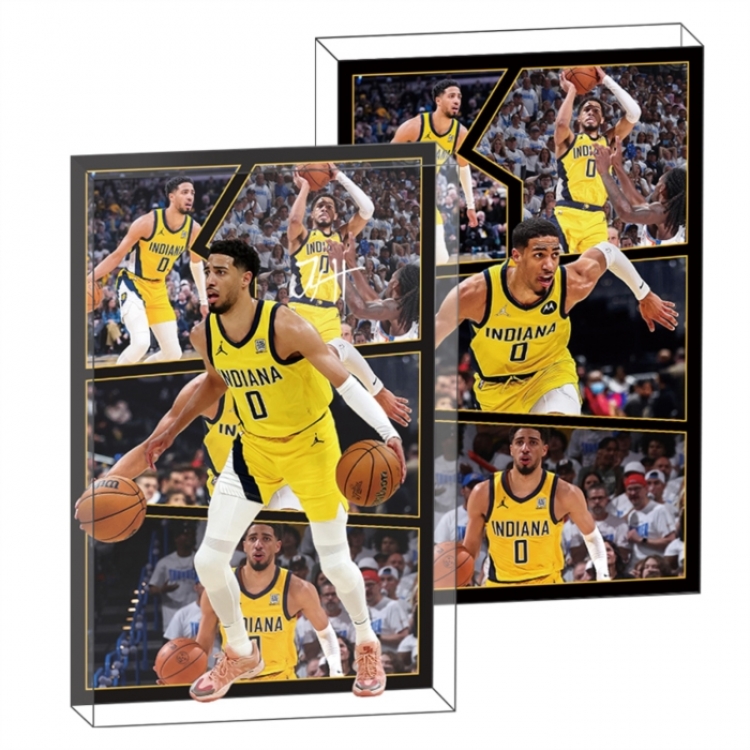 Halliburton Anime game acrylic card brick desktop decoration 8X12X1.2cm