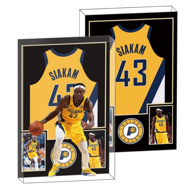 Pascal Siakam Anime game acrylic card brick desktop decoration 8X12X1.2cm