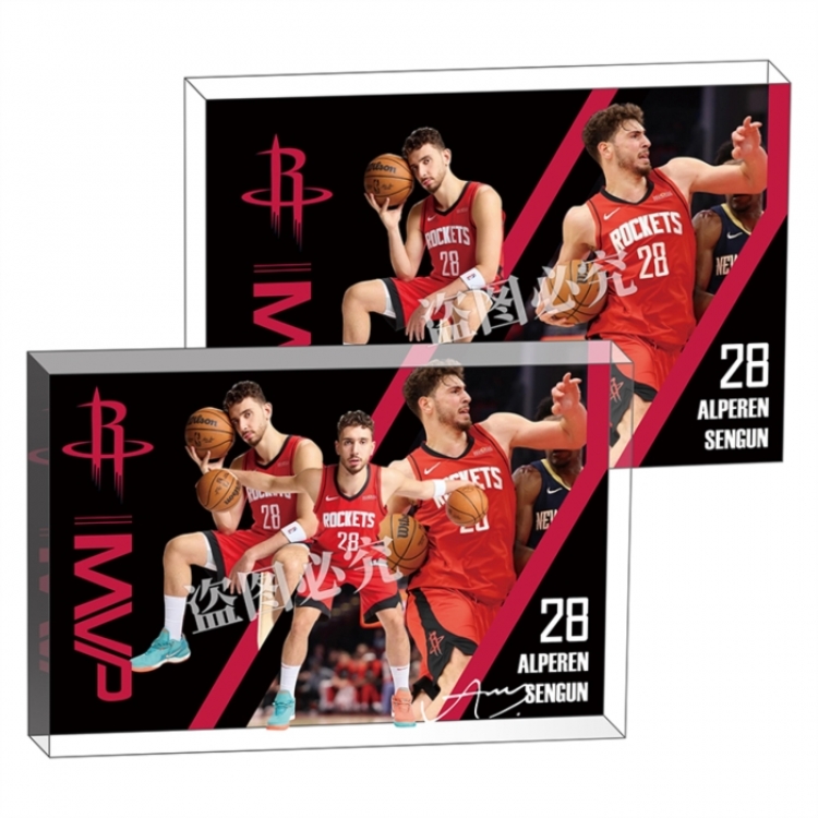 Shen Jing  Anime game acrylic card brick desktop decoration 8X12X1.2cm