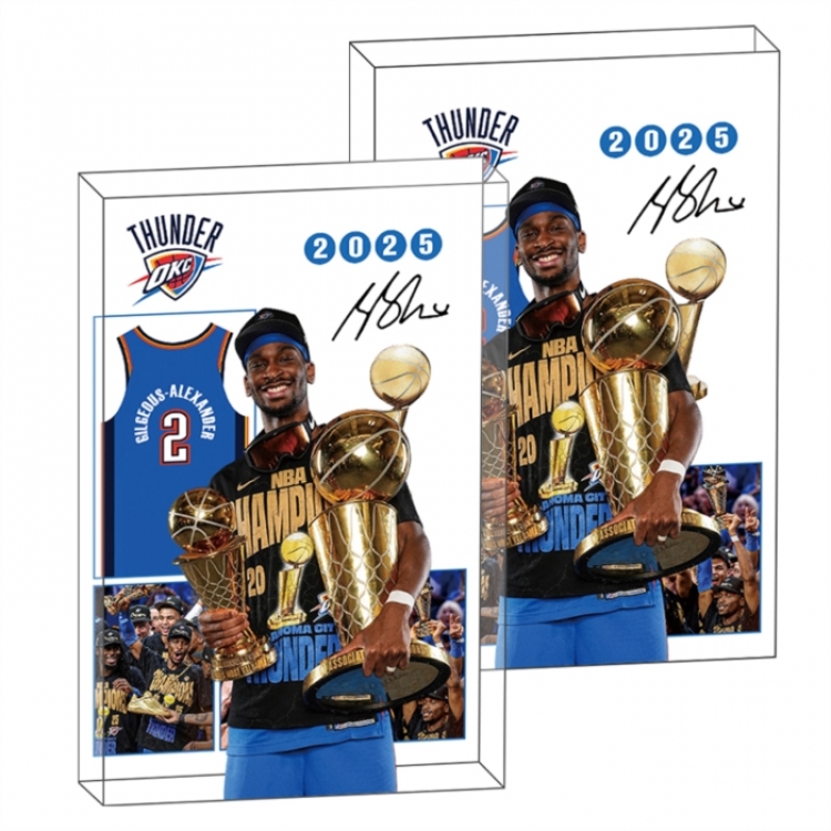 Alexander Anime game acrylic card brick desktop decoration 8X12X1.2cm