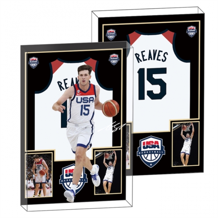 Reeves Anime game acrylic card brick desktop decoration 8X12X1.2cm