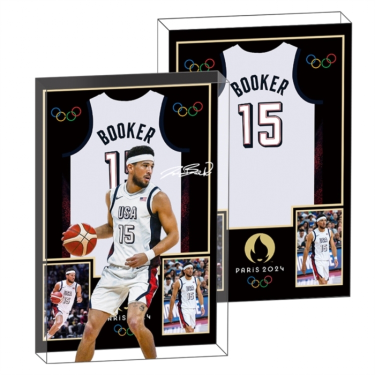 Devon Booker Anime game acrylic card brick desktop decoration 8X12X1.2cm