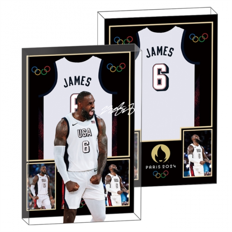 James Anime game acrylic card brick desktop decoration 8X12X1.2cm