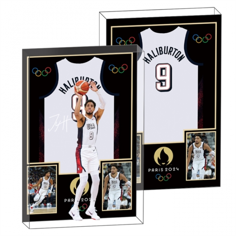 Halliburton Anime game acrylic card brick desktop decoration 8X12X1.2cm