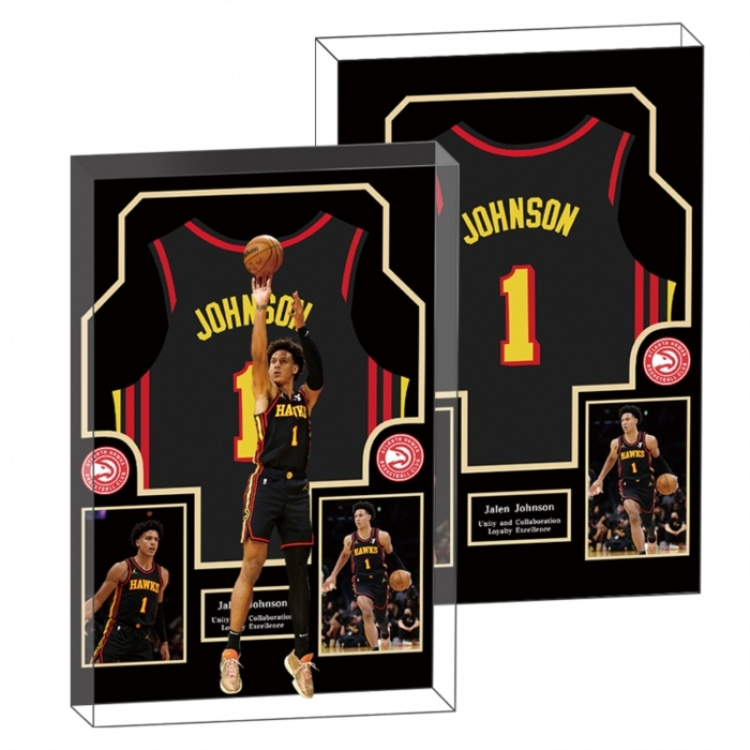 Jay Johnson Anime game acrylic card brick desktop decoration 8X12X1.2cm