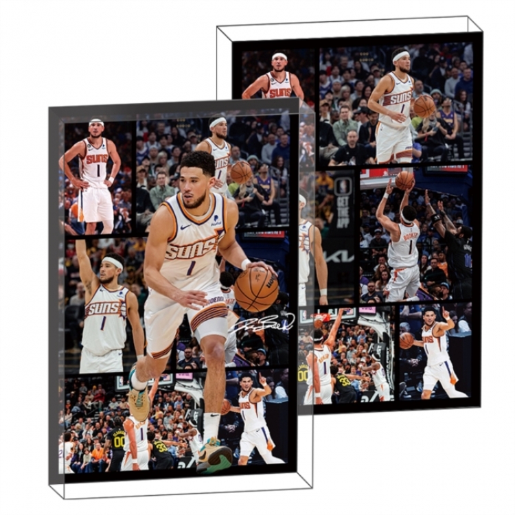 Devon Booker Anime game acrylic card brick desktop decoration 8X12X1.2cm