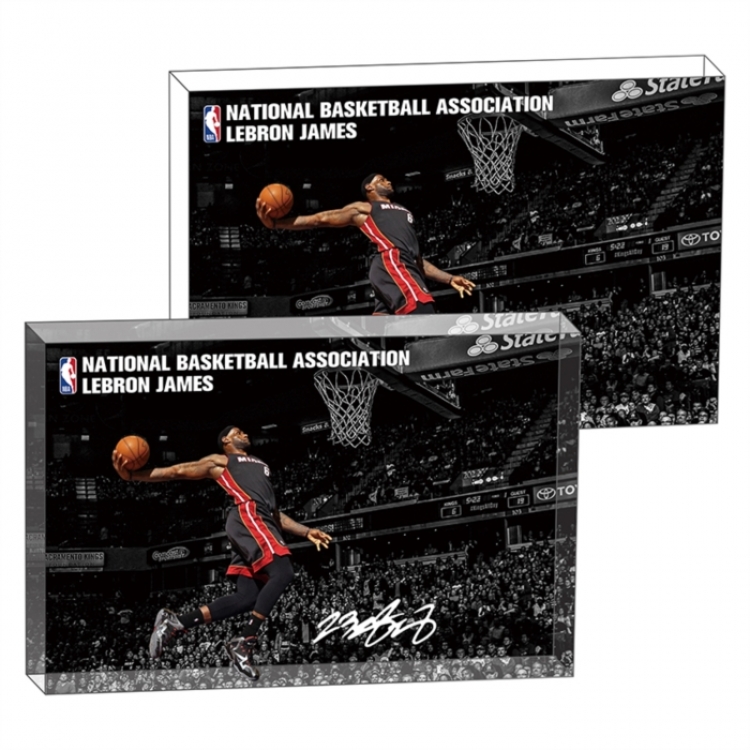 James Anime game acrylic card brick desktop decoration 8X12X1.2cm