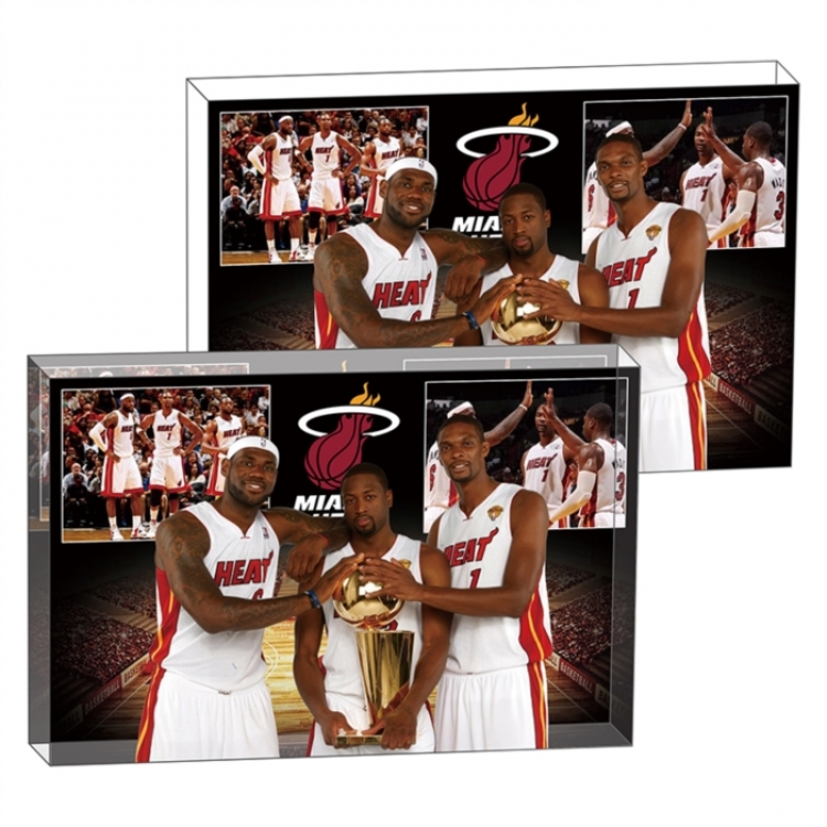 The Big Three of the Heat Anime game acrylic card brick desktop decoration 8X12X1.2cm